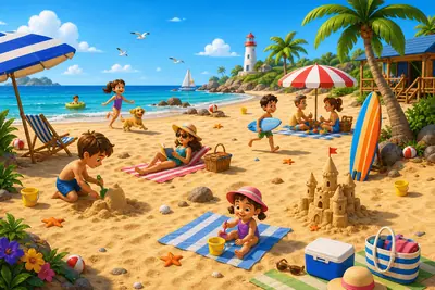 A Day at the Beach