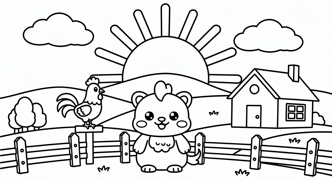 Dessin de Aube à Colorier
