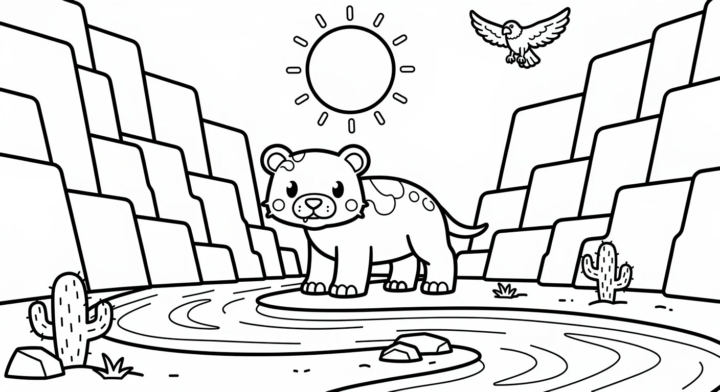 Cannon Coloring Page