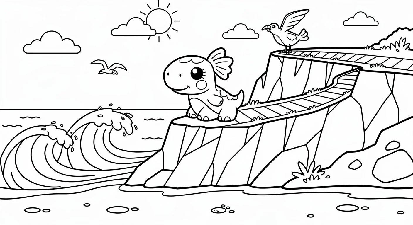 Dessin de Côte à Colorier
