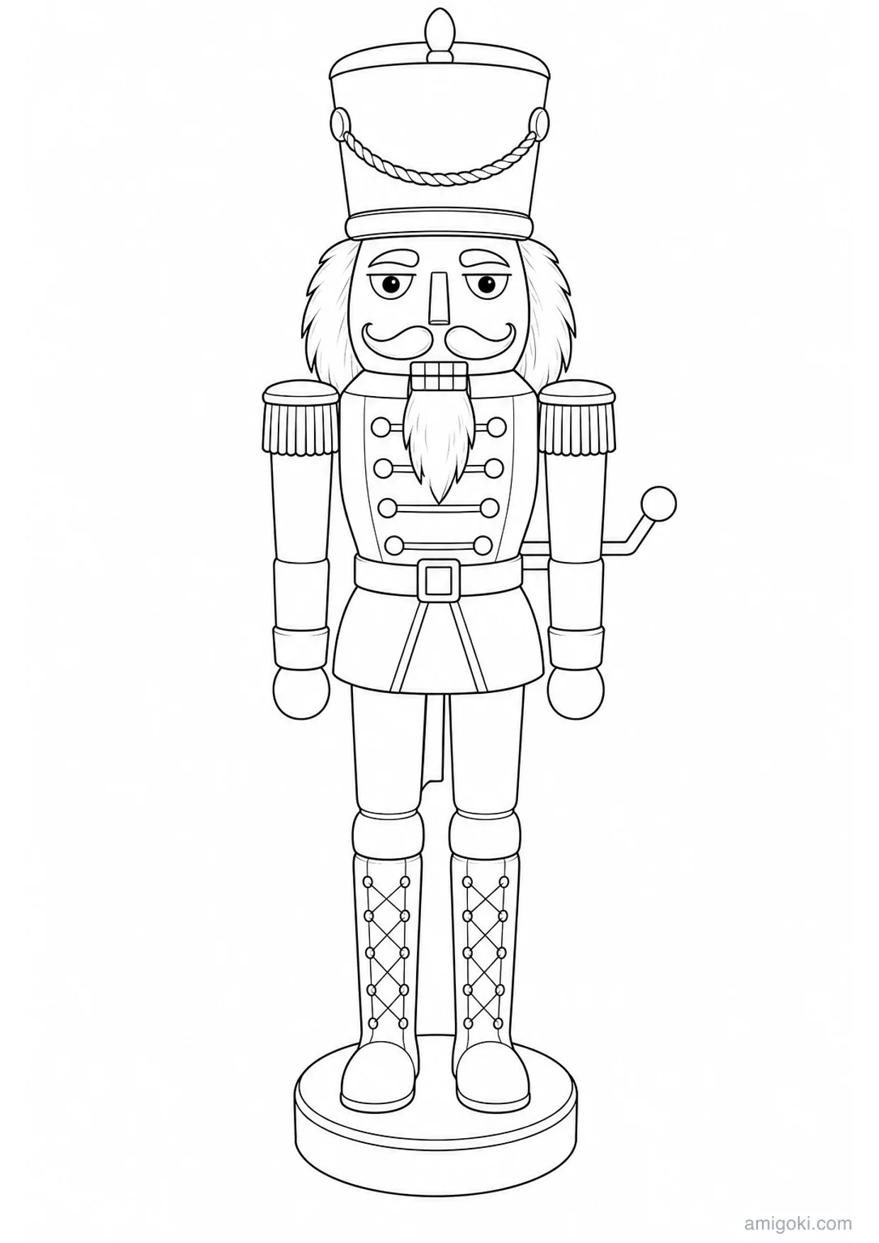 Nutcracker Coloring Page to Print Free