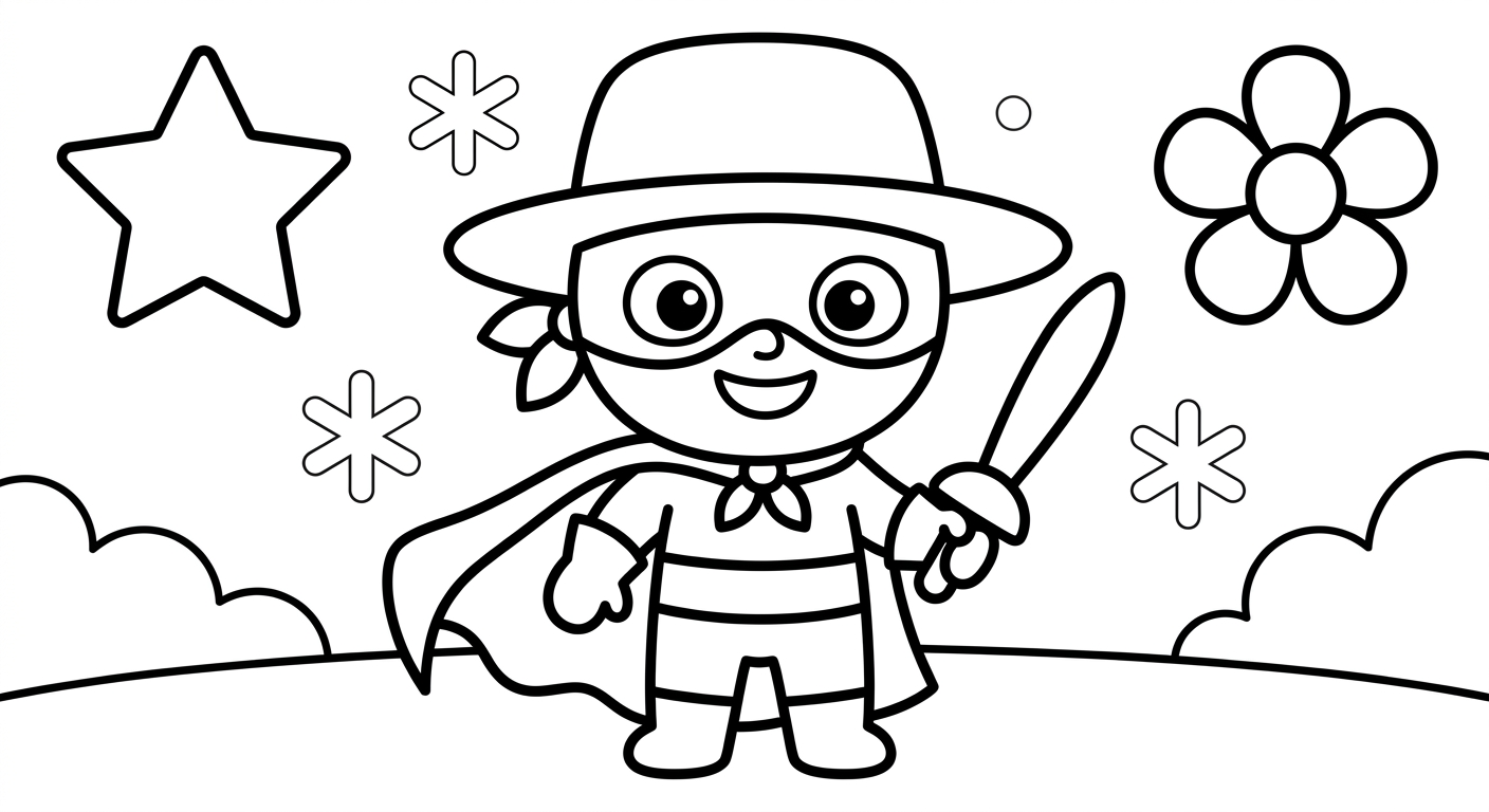 Coloriage renard gratuit et imprimable pour enfants de 2 à 5 ans, dessin d'animal de la jungle
