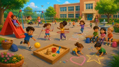 Find shapes in the schoolyard