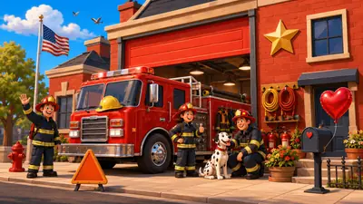 Find shapes at the fire station
