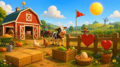 Find shapes on the farm
