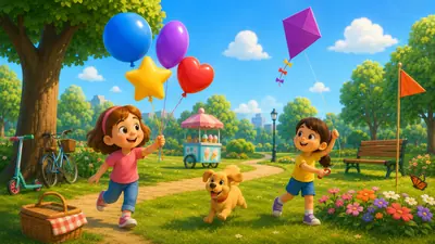 Find shapes in the park