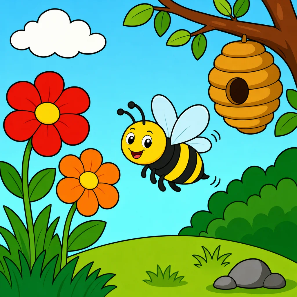 Rompecabezas de Abeja para Niños de 2 a 8 Años (4, 9 y 16 Piezas)