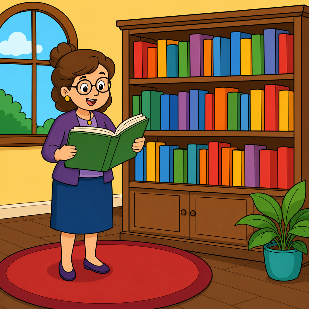 Library Puzzle for Kids Ages 2 to 8 (4, 9 and 16 Pieces)