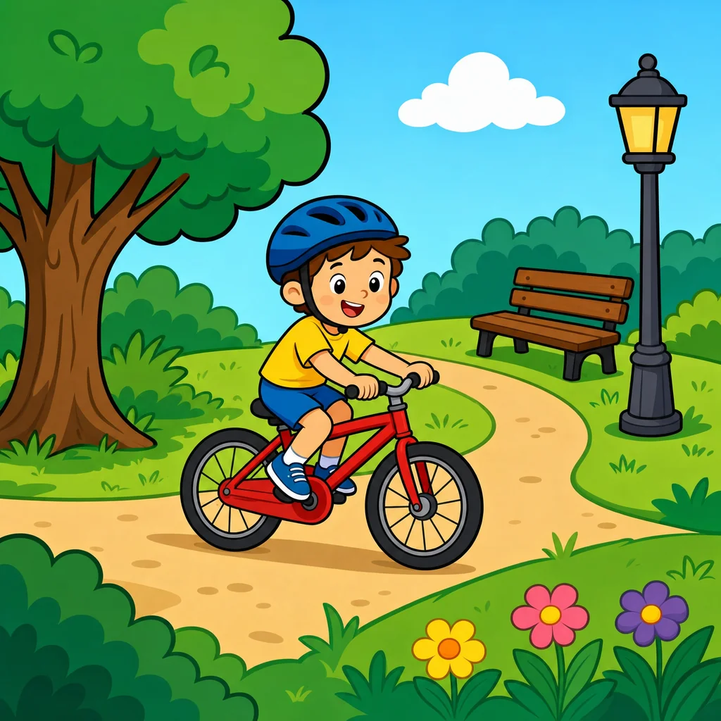 Bicycle Puzzle for Kids Ages 2 to 8 (4, 9 and 16 Pieces)