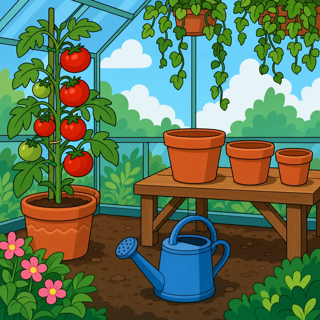 Greenhouse Puzzle for Kids Ages 2 to 8 (4, 9 and 16 Pieces)