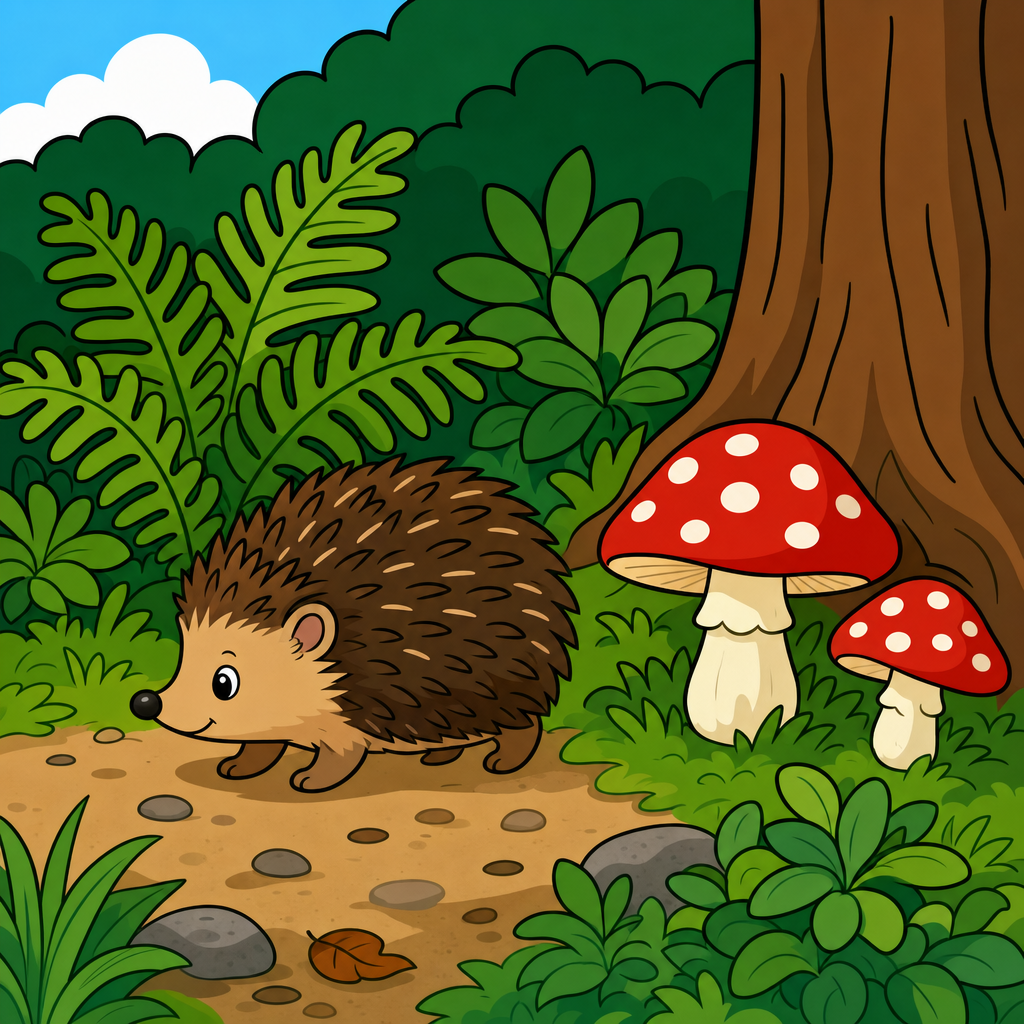 Hedgehog Puzzle for Kids Ages 2 to 8 (4, 9 and 16 Pieces)