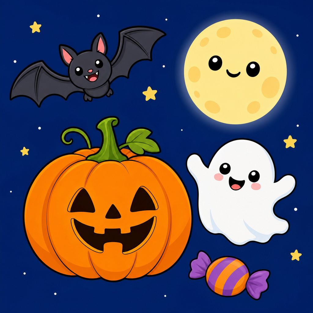 Rompecabezas de Halloween para Niños de 2 a 8 Años (4, 9 y 16 Piezas)