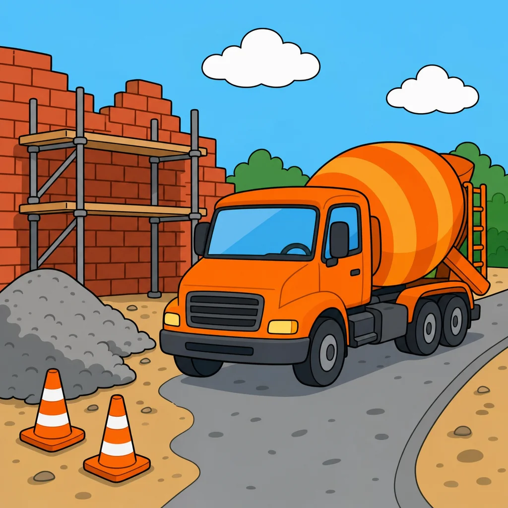 Puzzle de Camion Toupie pour Enfants de 2 à 8 Ans (4, 9 et 16 Pièces)