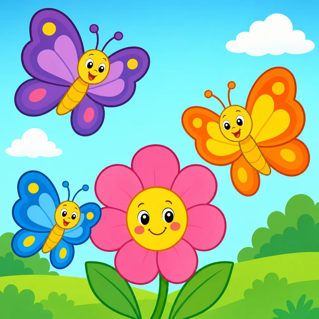 Rompecabezas de Mariposas para Niños de 2 a 8 Años (4, 9 y 16 Piezas)