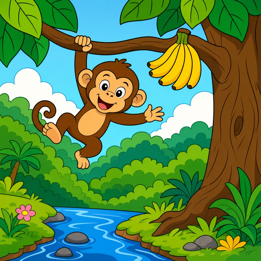 Monkey Puzzle for Kids Ages 2 to 8 (4, 9 and 16 Pieces)