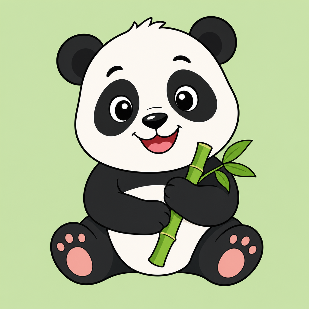 Panda Puzzle for Kids Ages 2 to 8 (4, 9 and 16 Pieces)