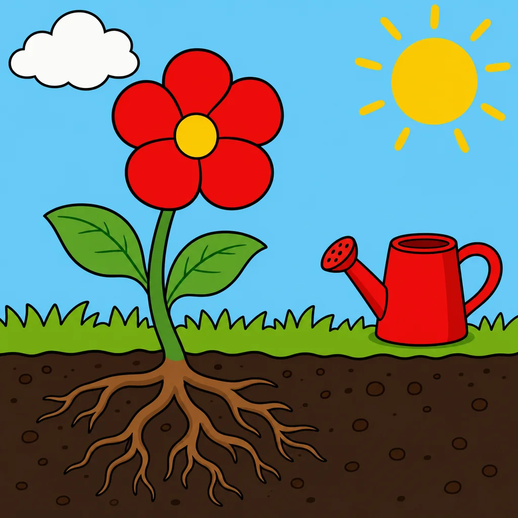 Rompecabezas de Partes de la Planta para Niños de 2 a 8 Años (4, 9 y 16 Piezas)