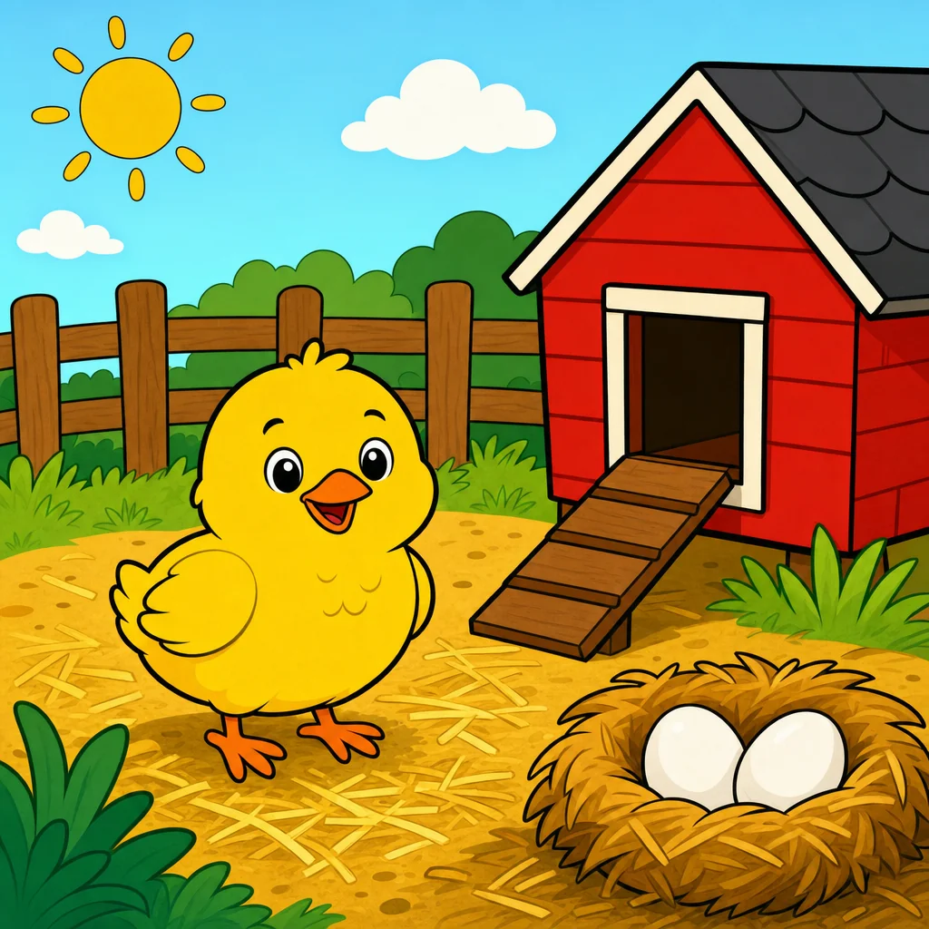 Rompecabezas de Pollito para Niños de 2 a 8 Años (4, 9 y 16 Piezas)