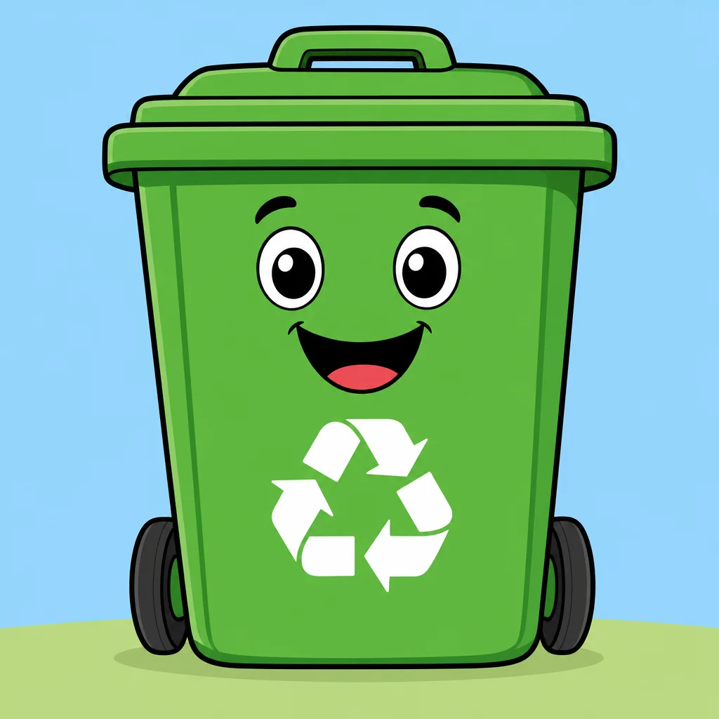 Recycling Puzzle for Kids Ages 2 to 8 (4, 9 and 16 Pieces)