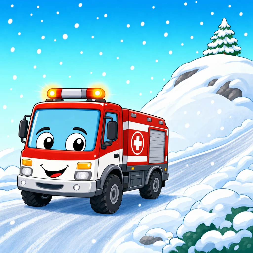 Snow Rescue Puzzle for Kids Ages 2 to 8 (4, 9 and 16 Pieces)