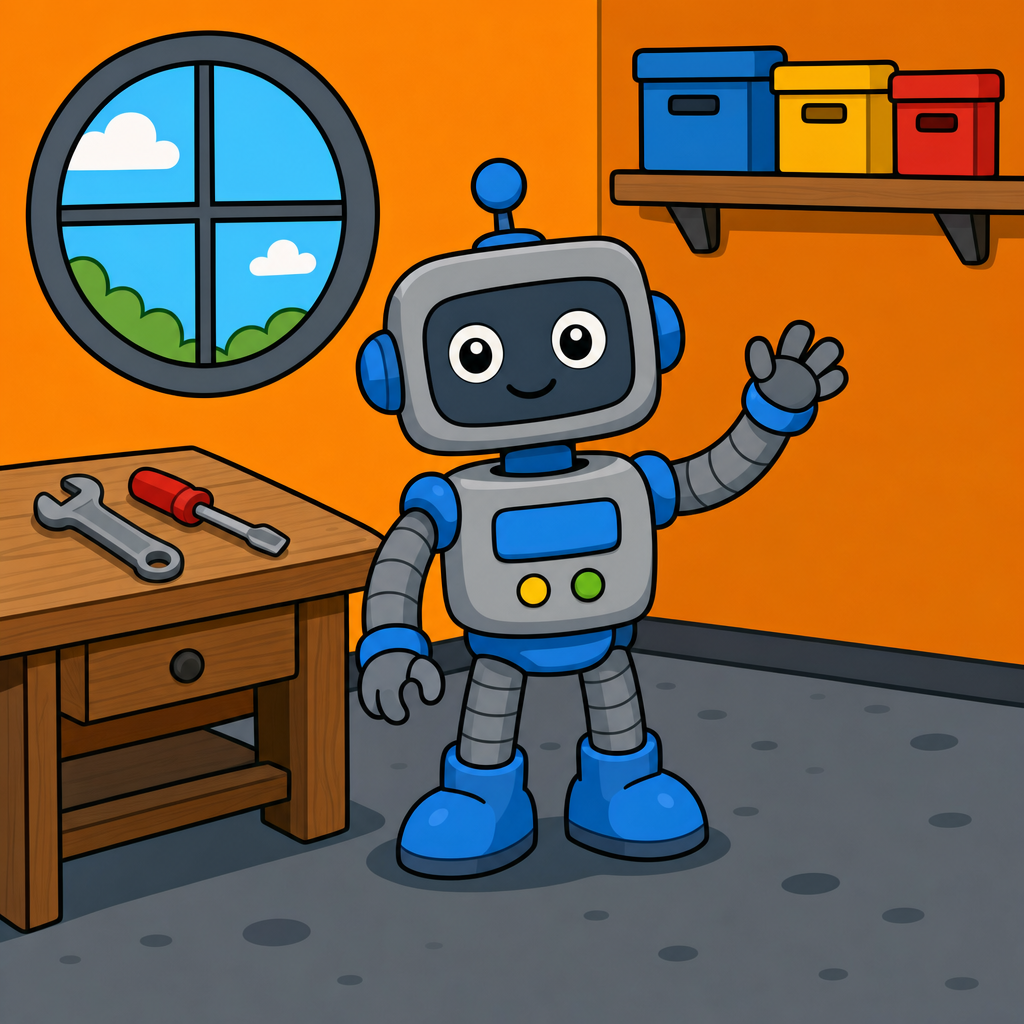 Rompecabezas de Robot para Niños de 2 a 8 Años (4, 9 y 16 Piezas)