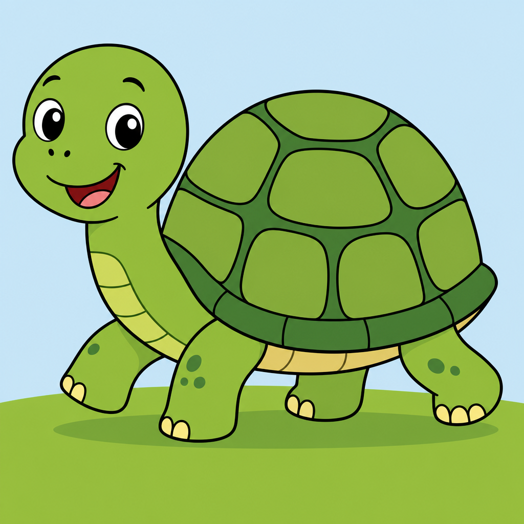 Turtle Puzzle for Kids Ages 2 to 8 (4, 9 and 16 Pieces)