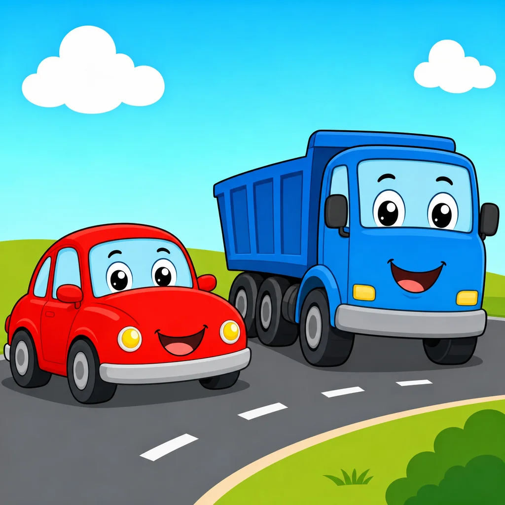 Vehicles Puzzle for Kids Ages 2 to 8 (4, 9 and 16 Pieces)