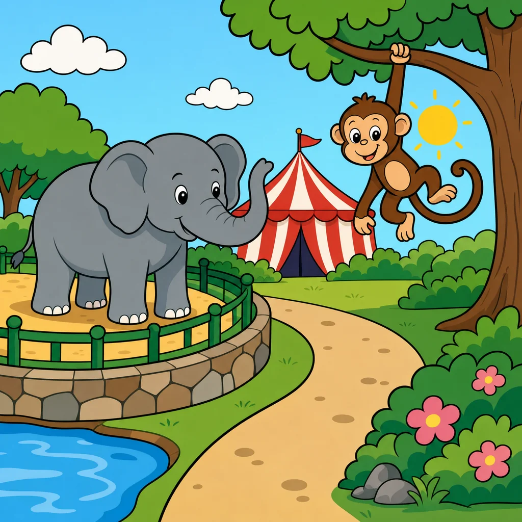 Zoo Puzzle for Kids Ages 2 to 8 (4, 9 and 16 Pieces)